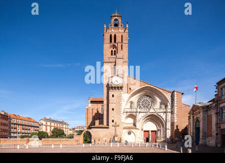 Cattedrale di Tolosa Cathédrale Saint-Étienne de Toulouse Foto Stock