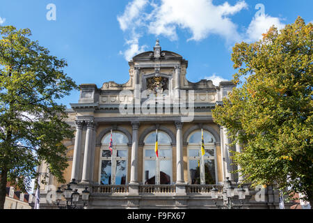 Edificio ornato di Bruges Fiandre Occidentali in Belgio Foto Stock