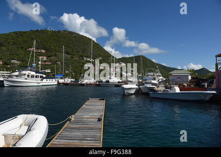 Tortola nel British Virgin Isalnds Foto Stock