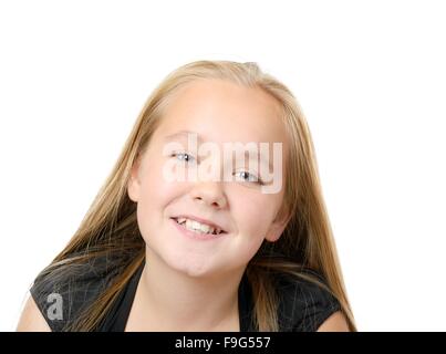 Funny bambina Foto Stock