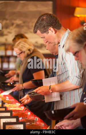 Seminario di spezie, barbecue Bootcamp, Alisal Guest Ranch, Solvang, California Foto Stock