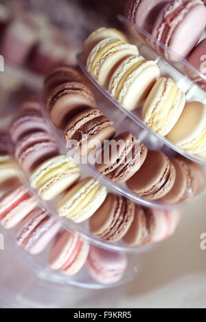 Deliziosi amaretti piramide Foto Stock