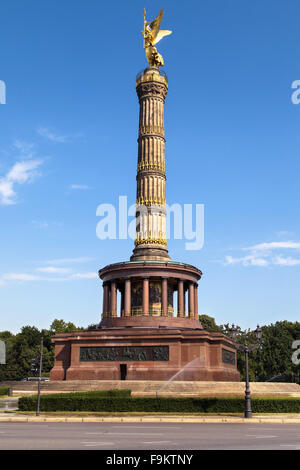 Berlin Siegessaule, la Colonna della Vittoria di Berlino, Germania. Foto Stock