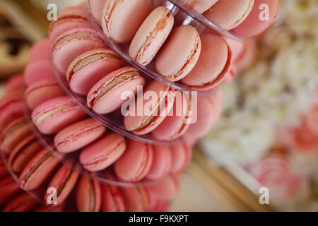 Deliziosi amaretti piramide Foto Stock