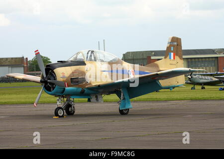 North American T-28 Fennec sul display a Abingdon Aria & Paese mostrano Foto Stock