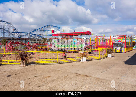 Fiera del divertimento di Marine Parade Clacton On Sea Essex Foto Stock