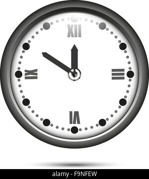 Orologio con numeri romani Illustrazione Vettoriale