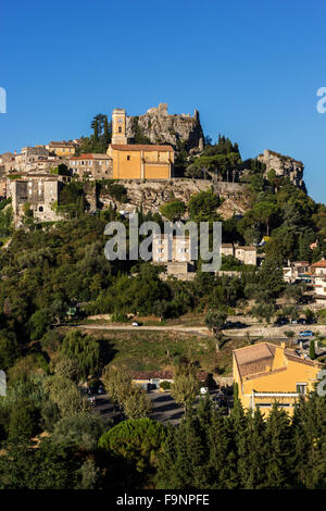 Eze - villaggio storico in Francia Foto Stock