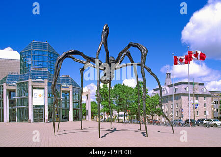 Ottawa, Ontario, Canada - Maman Spider scultura (scultore: Louise Bourgeois) a Galleria Nazionale del Canada Foto Stock