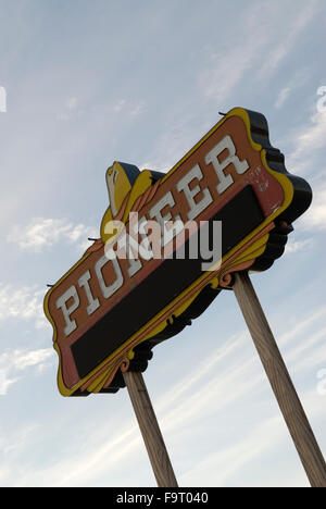 Pioneer Hotel Casino segno Laughlin Nevada USA Foto Stock
