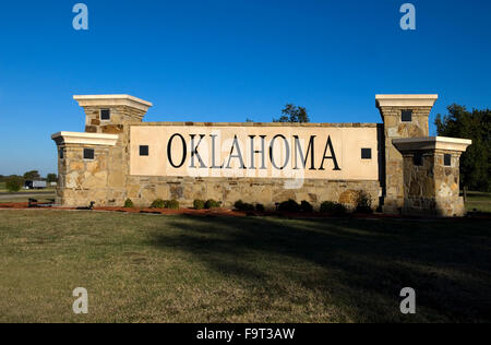 Oklahoma segno USA Foto Stock