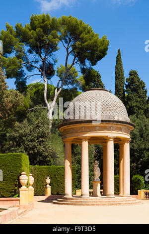 Danae Pavilion al Parco a labirinto di Horta di Barcellona. La Catalogna Foto Stock