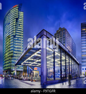 Bahnhof Potsdamer Platz di Berlino Foto Stock