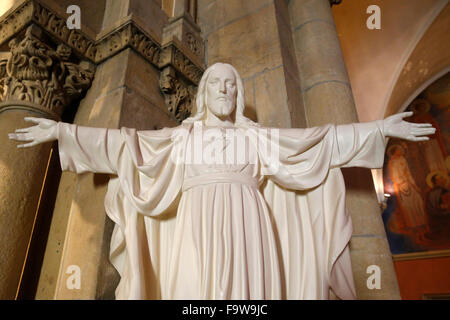 Gesù è sacro cuore. Apparizione cappella. Foto Stock