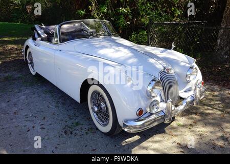 Ripristinato 1959 Jaguar XK150 roadster Foto Stock