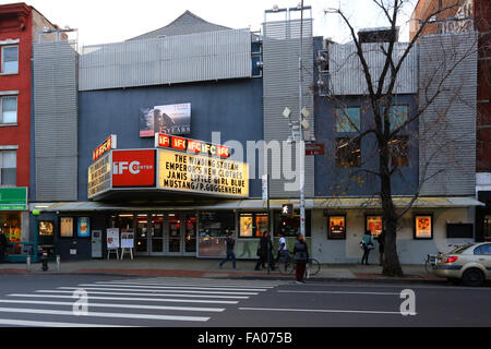 IFC Center, 323 6th Ave, New York, esterno di un cinema d'arte a Manhattan, in zona Greenwich Village Foto Stock