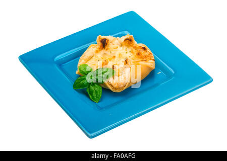 Sfoglia con smerlo isolato Foto Stock