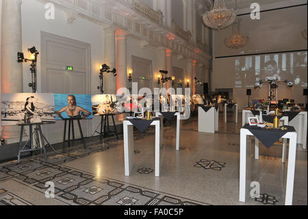 Lambertz presentando il loro nuovo calendario 2016 'La Dolce Vita' all Hotel de Roma nel quartiere Mitte. Dotato di: atmosfera Dove: Berlino, Germania Quando: 17 Nov 2015 Foto Stock