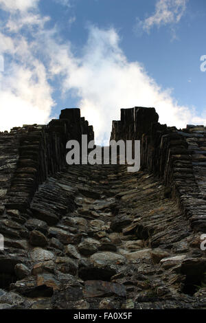 Autunno a castello Dolwydellan Betwsy y Coed Conwy Wales Foto Stock