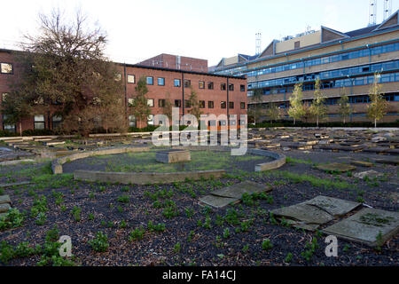 Beth Chaim Novo (Nuevo) sefarditi cimitero ebraico, Mile End Road, Londra, Regno Unito. Foto Stock