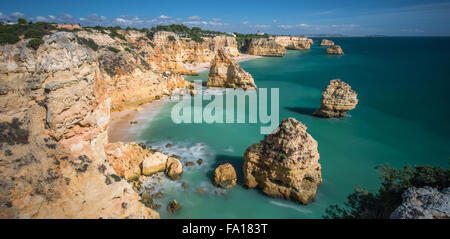 Praia da Marinha, Algarve, PORTOGALLO Foto Stock