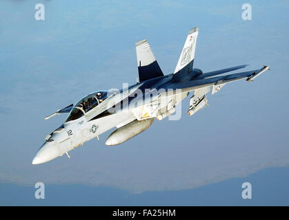 F/A-18F Super Hornet, Strike Fighter di velivoli a getto Foto Stock