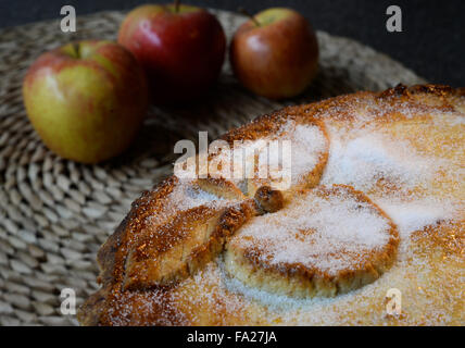 Torta di mele Foto Stock