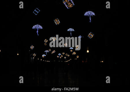 Tempo di Natale a Tirana, Albania Foto Stock