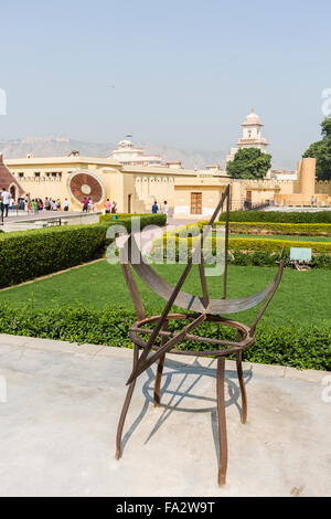 Jantar Mantar Observatory a Jaipur, India Foto Stock