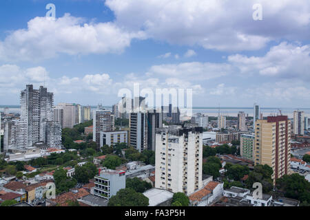 Vista generale della città di Belem skyline del centro, Para membro nell Amazzonia brasiliana Foto Stock