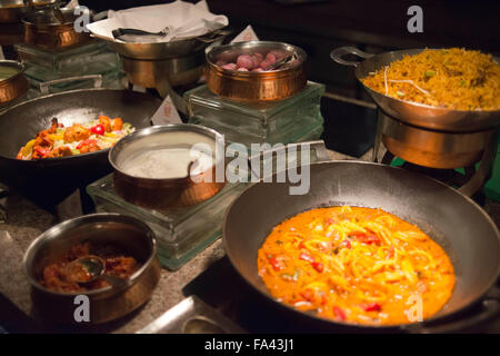 Cibo tailandese. Ristorante, Hotel Shangri La, Bangkok, Tailandia, in Asia. Salathip si trova al di fuori della nuova strada sul Soi Wat Suan Phlu e w Foto Stock