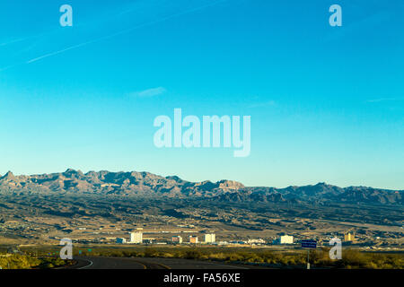 Laughlin Nevada e paratia City Arizona Foto Stock