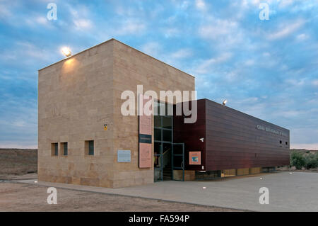 Romano città iberica di Castulo, centro di accoglienza, Linares, Provincia di Jaen, regione dell'Andalusia, Spagna, Europa Foto Stock