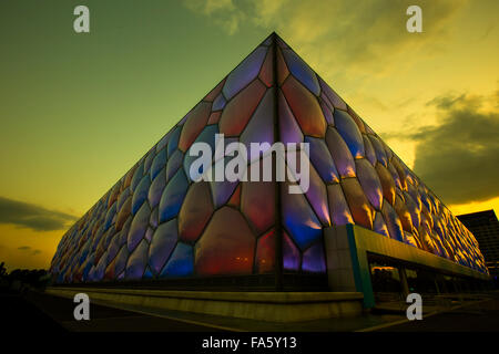 La Beijing National Aquatics Centre - Cubo Acqua Foto Stock