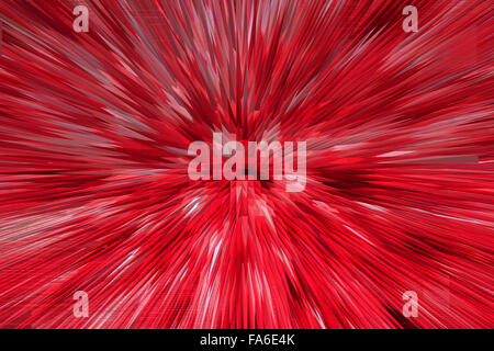 Rosso sfondo astratto con forte e trasparente di spine Foto Stock