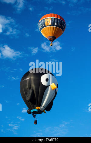 I palloni ad aria calda al Bristol International Hot Air Balloon Fiesta 2015 Foto Stock