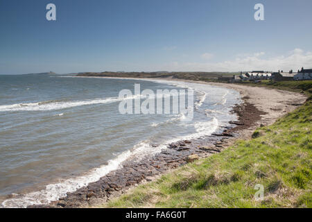 Il villaggio di bassa Newton-per-il-Mare del Northumberland costa dell'Inghilterra Foto Stock