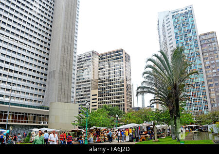 Quartiere degli affari Carioca square centro di Rio de Janeiro in Brasile Foto Stock