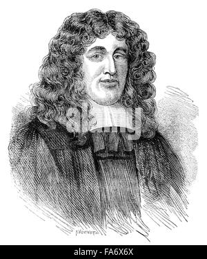 Tito Oates, 1649-1705, un inglese perjurer che hanno fabbricato il Popish Plot, Foto Stock