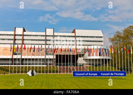 Strasburgo, Francia - 6 Maggio 2013: Costruzione dell Assemblea Parlamentare del Consiglio d'Europa. Il gruppo è stato fondato nel 1949, e ora è uno dei due organi statutari del Consiglio d'Europa Foto Stock