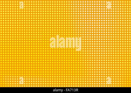 Arancione geometrica astratta sfondo formato con cerchi in righe Foto Stock