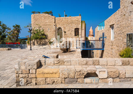 Il restaurato la città vecchia di Jaffa, Tel Aviv, Israele, Medio Oriente. Foto Stock