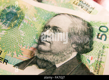 Soldi norvegesi Foto Stock