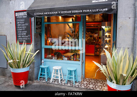 Bar messicano, Gracia, Barcellona, Spagna, Europa Foto Stock