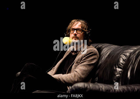 Jarvis Cocker BBC Radio 5 Live Oktoberfest in Sheffield Giovedì 11/10/12 Foto Stock