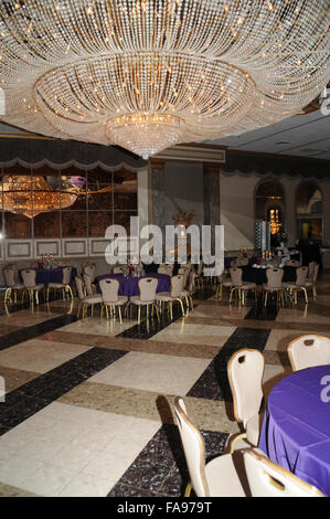 All'interno della sala banchetti a Martins Crosswinds in Greenbelt, Maryland Foto Stock