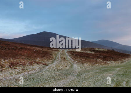 Lantysilio montagna su un inverni mattina Foto Stock