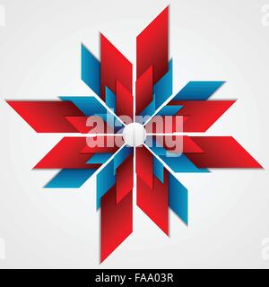 Abstract logo aziendale design luminoso. Sfondo vettoriale Illustrazione Vettoriale