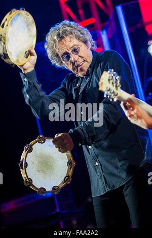 Milano Italia. Il 24 marzo 2012. Il cantante inglese cantautore e attore ROGER DALTREY suona dal vivo sul palco del teatro Smeraldo du Foto Stock