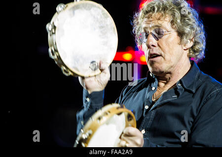 Milano Italia. Il 24 marzo 2012. Il cantante inglese cantautore e attore ROGER DALTREY suona dal vivo sul palco del teatro Smeraldo du Foto Stock